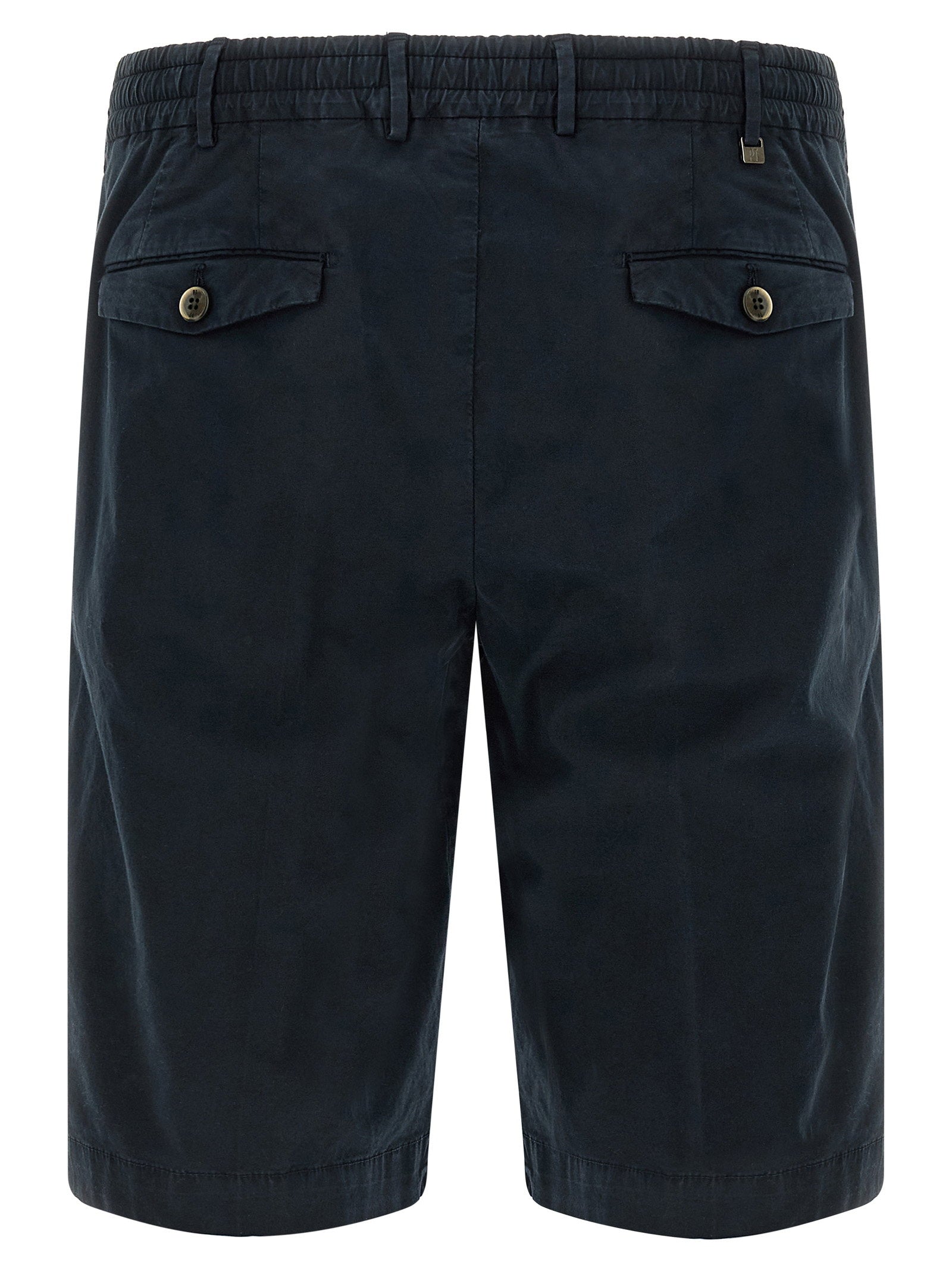 Pt Torino Stretch Cotton Bermuda Shorts