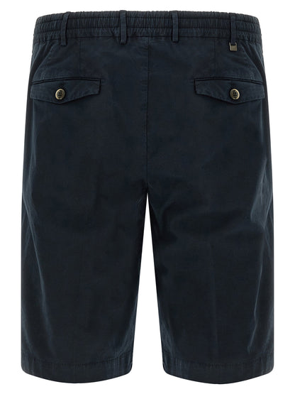 Pt Torino Stretch Cotton Bermuda Shorts