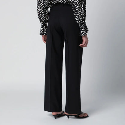 PT Torino Black wool trousers