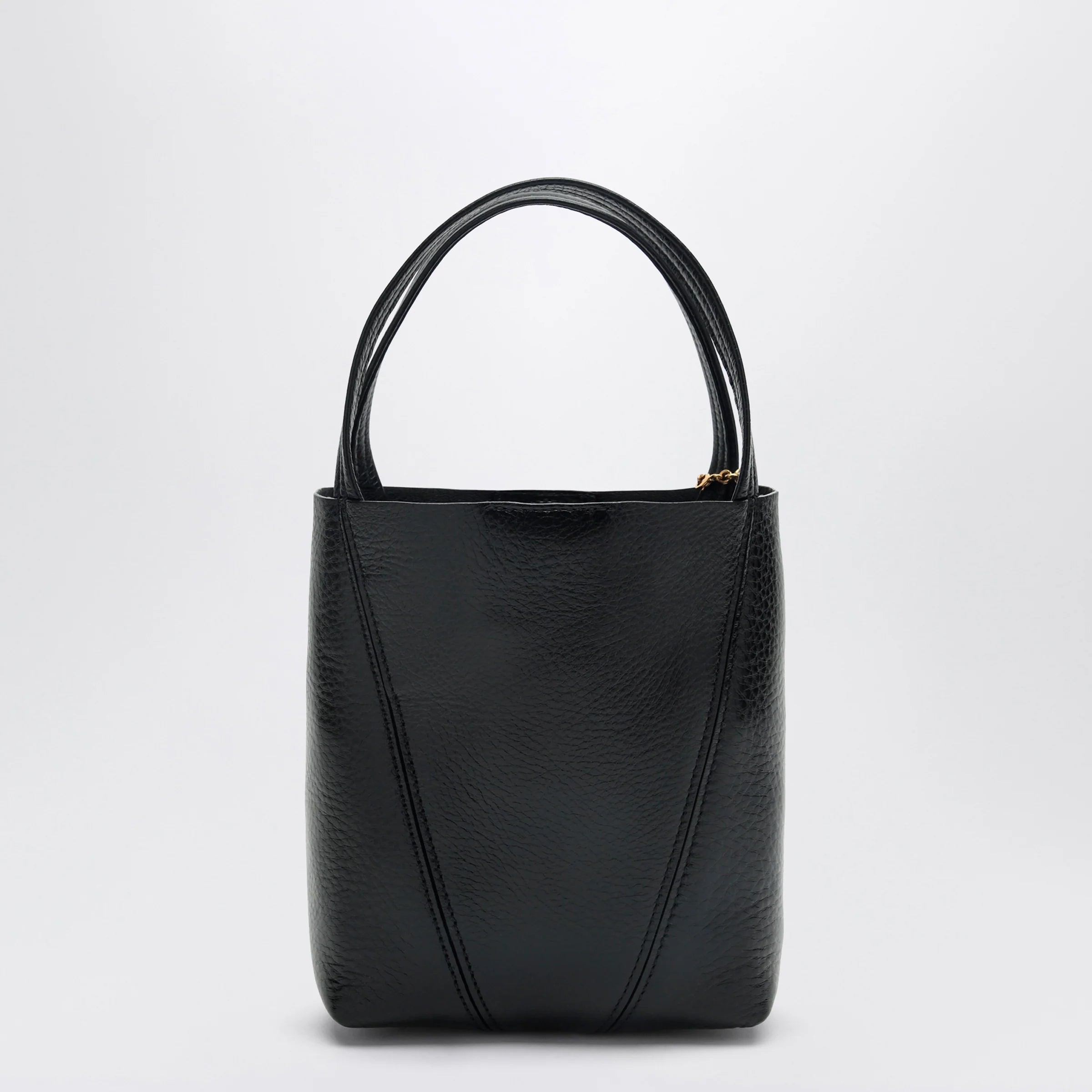 Chloé Small Spin black leather tote bag