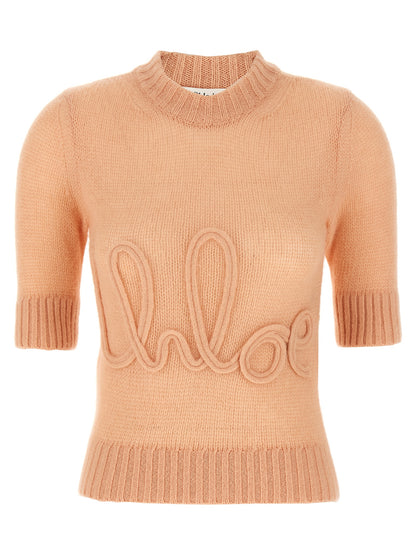 Chloé ChloÉ Logo Embroidery Sweater