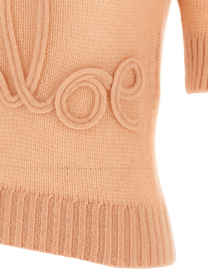 Chloé ChloÉ Logo Embroidery Sweater