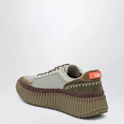 Chloé Nama sneakers in military green