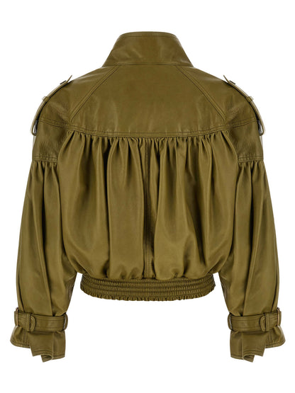 Chloé Smock Leather Jacket