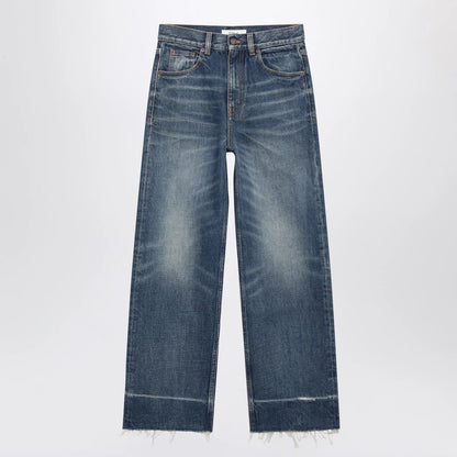 Chloé Bootcut denim jeans in dark cobalt cotton