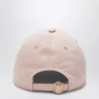 Chloé Pink cotton denim baseball cap