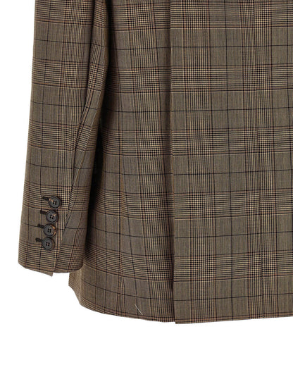Chloé Check Double-breasted Blazer