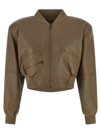ChloÉ Cropped Bomber Jacket