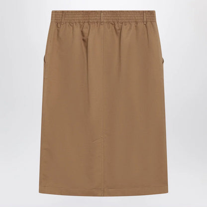 Chloé Beige midi pencil skirt