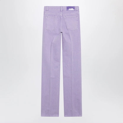 Chloé Straight jeans in lavender organic cotton denim
