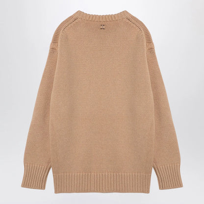 Chloé Nude cashmere and cotton oversize jumper