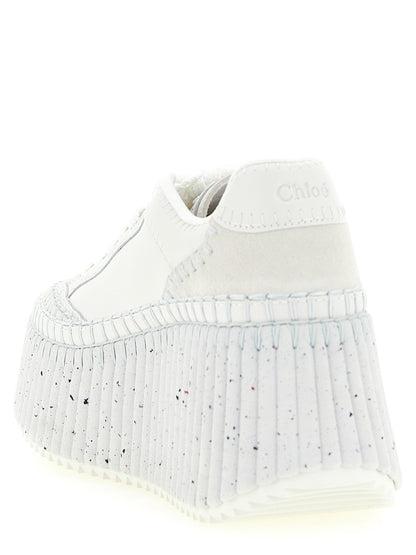 Chloé Nama Wedge Sneakers