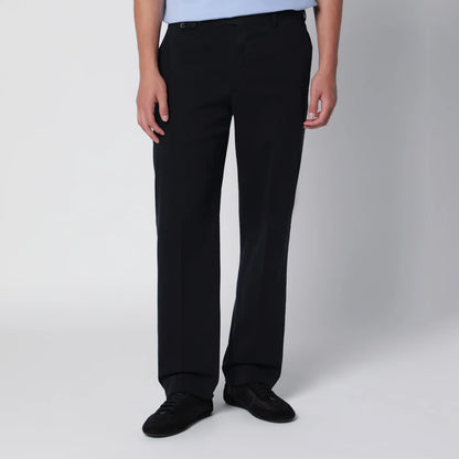 PT Torino Navy Cotton Trousers