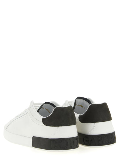 Dolce & Gabbana Portofino Leather Sneakers
