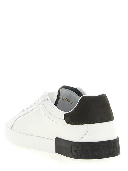 Dolce & Gabbana Portofino Leather Sneakers