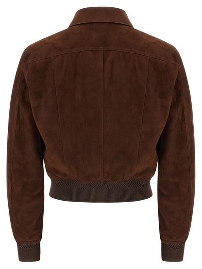 Tom Ford Suede Bomber Jacket