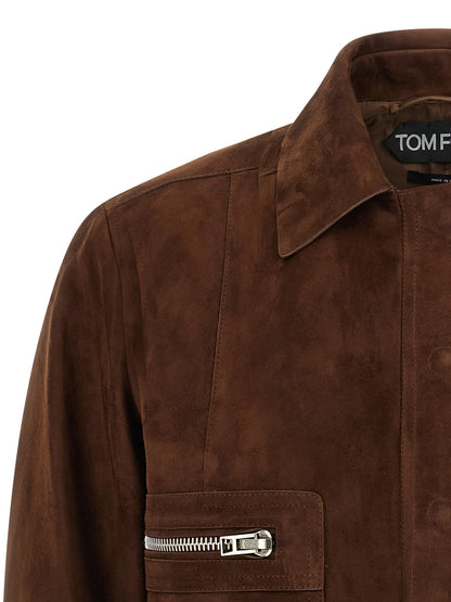 Tom Ford Suede Bomber Jacket