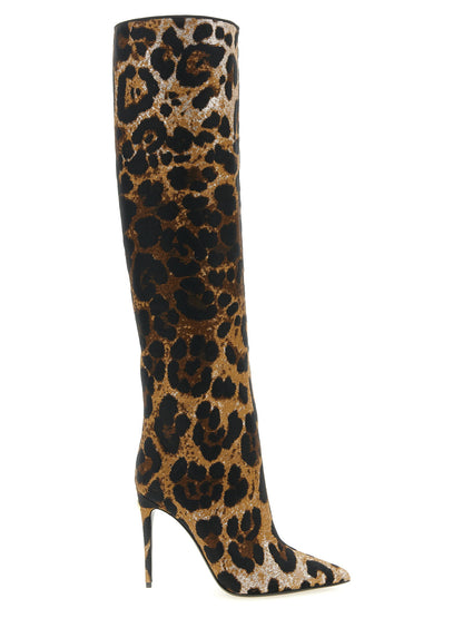 Dolce & Gabbana Leo Jacquard Boots