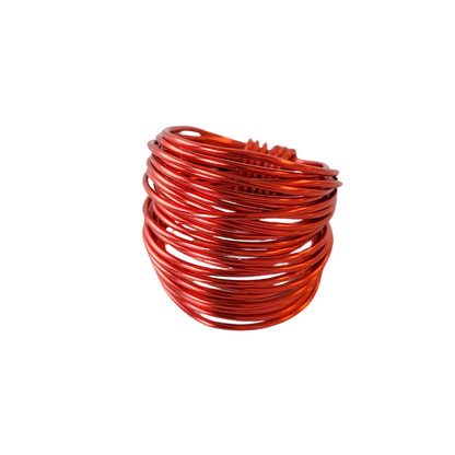 Marcia Wire Wrap Ring in Red