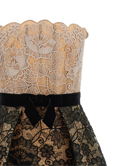 Elie Saab Guipure Lace Dress
