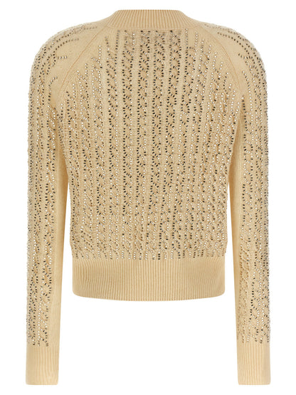 Ermanno Scervino Baguette Studded Sweater