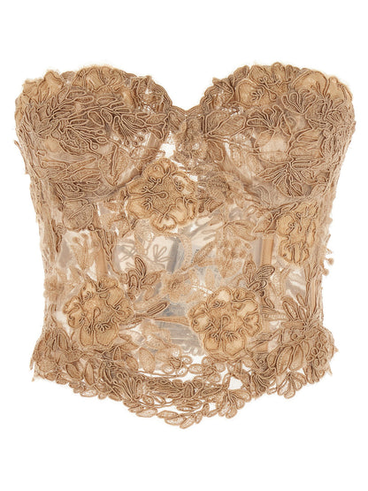 Ermanno Scervino Lace Bustier Top