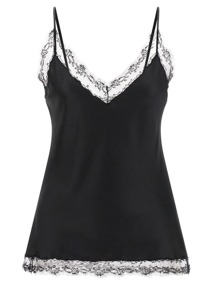 Ermanno Scervino Silk Lingerie Top With Lace