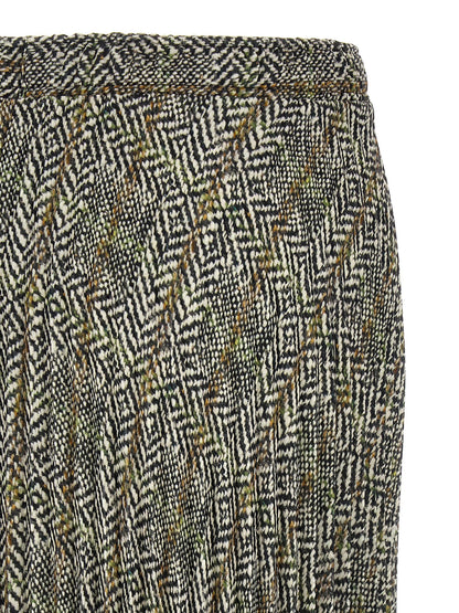 Ermanno Scervino Pleated Skirt With Lace