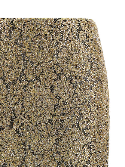 Ermanno Scervino Embroidered Tulle Skirt