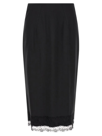 Ermanno Scervino Lace Sheath Skirt