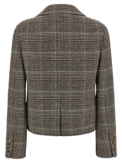 Ermanno Scervino Blazer Cropped Check