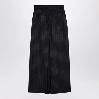 DEPARTMENT 5 Grey pinstripe wool-blend skirt