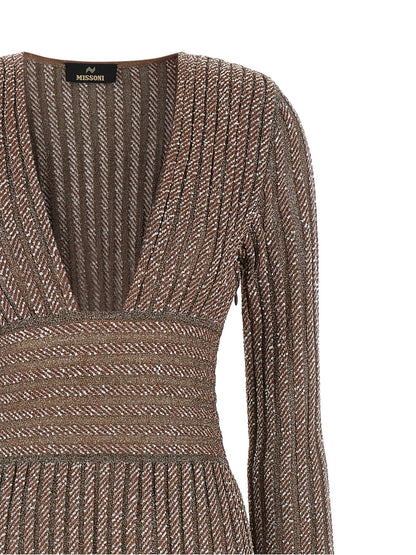 Missoni Knitted Metallic Dress