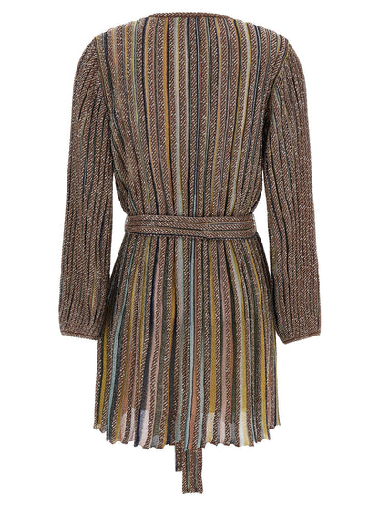 Missoni V-neck And Belt Dress