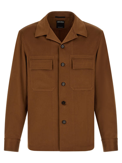 Zegna Oasis Cashmere Overshirt