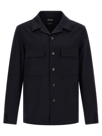 Zegna Oasis Cashmere Overshirt