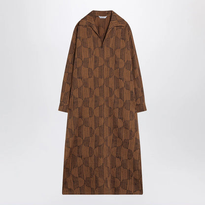 Max Mara Olive green shirt dress in cotton