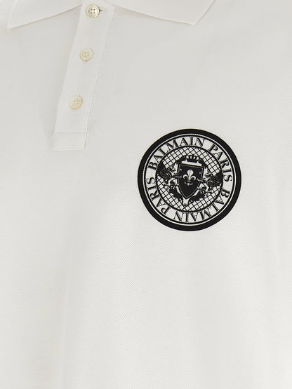 Balmain Coin Polo Shirt