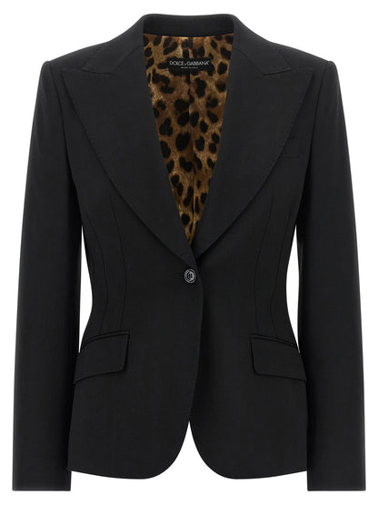 Dolce & Gabbana Black Turlington Blazer