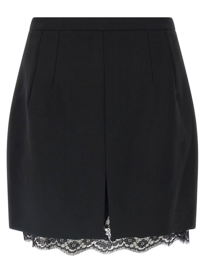 Dolce & Gabbana Double Crêpe Wool Skirt