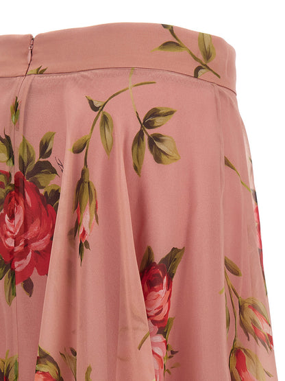 Dolce & Gabbana Bouquet Rose Skirt