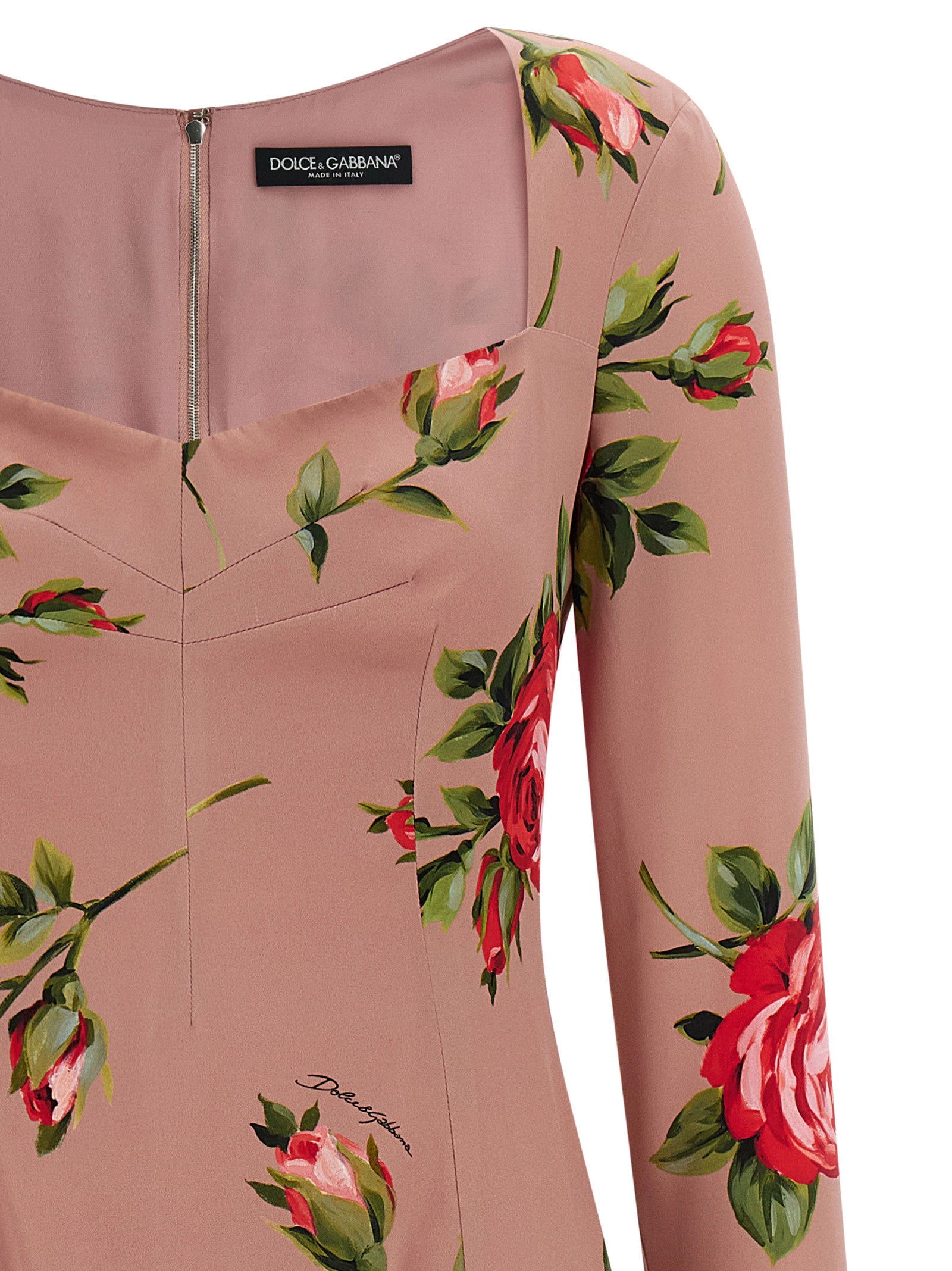 Dolce & Gabbana Bouquet Rose Dress