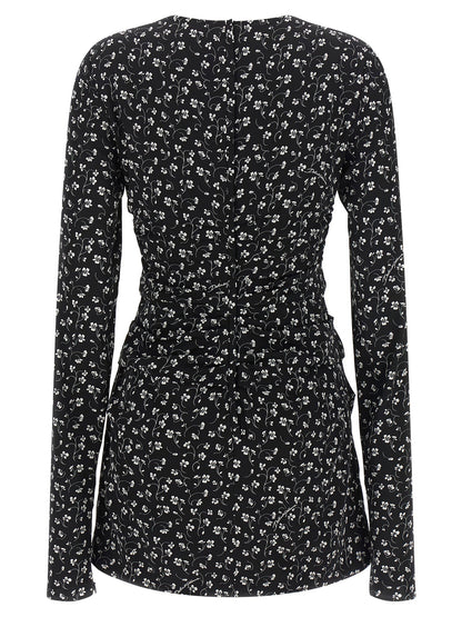 Dolce & Gabbana Black Flower Dress