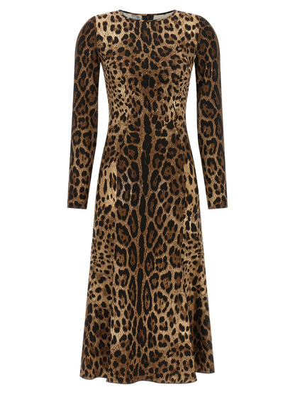Dolce & Gabbana Animal Print Dress