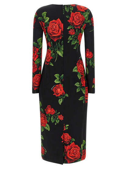 Dolce & Gabbana Rose Longuette Dress
