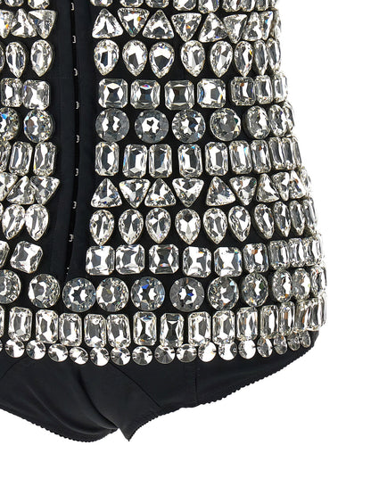 Dolce & Gabbana Crystal Bodysuit