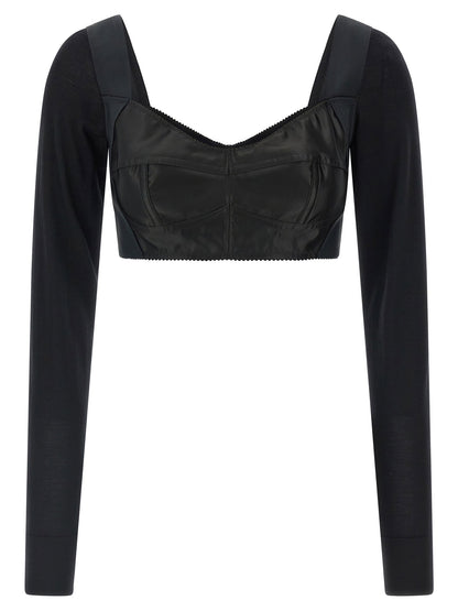 Dolce & Gabbana Bustier Crop Top