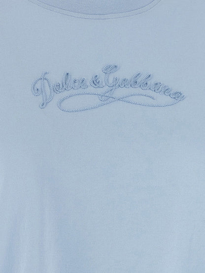 Dolce & Gabbana Chain Embroidery T-shirt