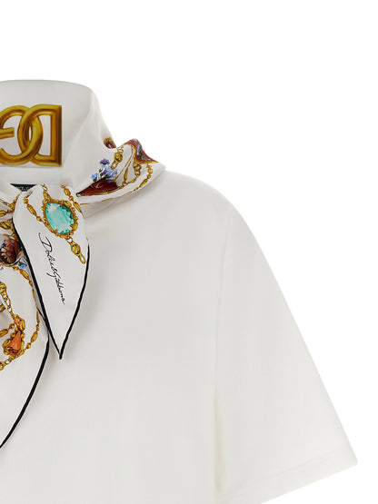 Dolce & Gabbana T-shirt With Scarf