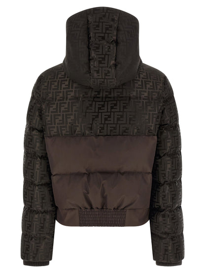 Fendi Ff Nylon Down Jacket